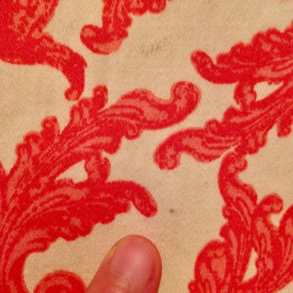 Cute Print Dress - Fit & Flare in Pink & Cream - Picture 7 of 7